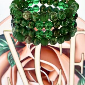 Two Emerald Green Bracelets