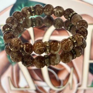 Brown and White Bracelet